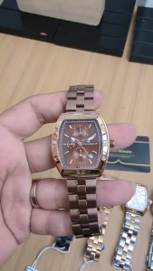 99 JAYA STORE [COD] PROMO ✅ SEVEN MINUTE Original TERLARIS Jam Tangan Kasual ANALOG Mewah NEW M763C Series WANITA Tali RANTAI (STAINLESS STEEL) Diameter : 35 cm TANGGAL AKTIF✅ Free BOX Exclusive & BATERAI Cadangan WATER RESIST 100 M [TAHAN AIR] BERENANG✅