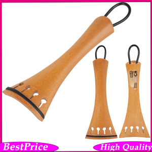 IRIN | Violin Accessories 2-Piece Set – Jujube Wood Tailpiece + Tailgut Solid Wood Durable & Stable for 4/4 & 3/4 Violin