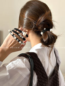 Korean Style Pearl Hair Ties Versatile Bun Hair Bands Elegant Hair Accessories for Women Fresh out New Fashion Hair Bands