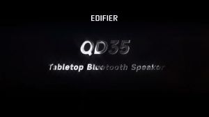 Edifier QD35 Tabletop 40W RMS Bluetooth Speaker GaN Charger 35W Max Bluetooth USB-A Aux-in input Light Effects Black