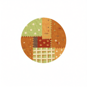 YUNHAOBUYI | Dopamine Style Easy Clean Circular Mat