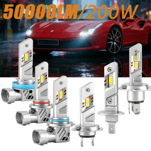 H7 H4 Led Canbus Lights 1:1 Mini Size Car Headlight 50000LM Super Bright Wireless H1 H11 9005 9006 Turbo Fog Bulb Plug And Play