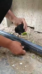 แคลมป์ แคล้ม รัดแยก พีอี PE ตัวเชื่อมท่อ ออกด้านเดียว แคลมป์รัดแยก Saddle Clamp เกลียวใน 20-63มิล งานด่วน ไม่ต้องตัดท่อ