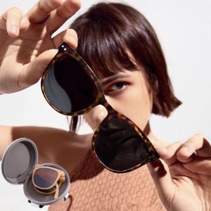 IVY Korea Folding Sunglasses Shades for Women and Men Foldable Sunglasses With UV Protection Elegant Sunglasses for Women【With Box】