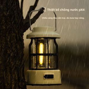 PAIMIJI | Portable Retro Camping Lantern with Battery