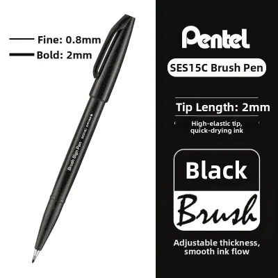 Pentel | Colorful Soft Tip Brush Pens for Hand Lettering Notes Greeting Cards and Calligraphy