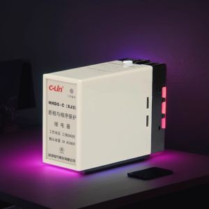 C-Lin HHD5-C(XJ2) Relay for Elevator with Base Unbalanced Voltage Sequence Dropout Relay AC380V Time Control Electrical Component