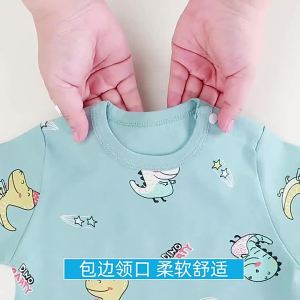 Sonkpuel | Baby Boys Girls Long Sleeve Romper Cotton Spring Autumn Crawling Jumpsuit Sleepwear All Seasons Onesie