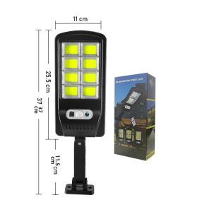 Đèn Năng Lượng Mặt Trời LED Siêu Sáng 9900LM Có Cảm Biến Chuyển Động Đèn Đường Ngoài Trời Chạy Bằng Năng Lượng Mặt Trời Chống Nước Để Chiếu Sáng Tường Sân Vườn