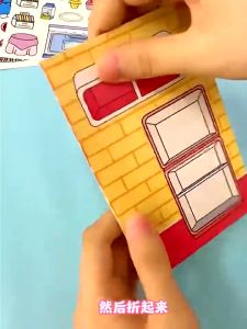 Mainan Buku Stiker Edukasi Quiet Book DIY Toys Sanrio Cubit Boneka Kertas Dekompresi / Buku edukasi Kerajinan tangan