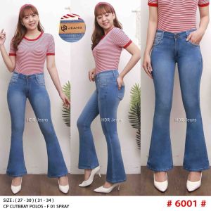 Celana Jeans Cutbray Higt Waist Panjang Wanita Inport - Cutbray Flare Jeans Terbaru celana highwaist cutbray lose jeans
