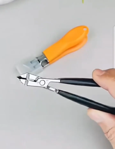 Clipper Nail Gunting Kuku Stainless Anti Slip Sudut Miring Alat Cantengan Kuku Jempol manicure pedicure Anti-Percikan