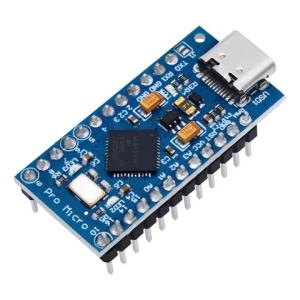 Pro Micro ATmega32U4 5V 16 MHz Bộ Vi Điều Khiển Tương Thích Arduino Với Đầu Nối Pin 2 Hàng TYPE-C Cho Giao Diện USB Leonardo Mini