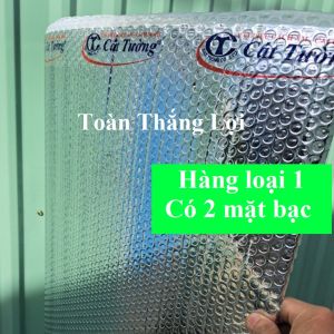 ( Khổ cao 1.5m x dày 4mm) Tấm cách nhiệt CÁT TƯỜNG chống nóng 2 mặt bạc chống nóng mái nhà mái tôn