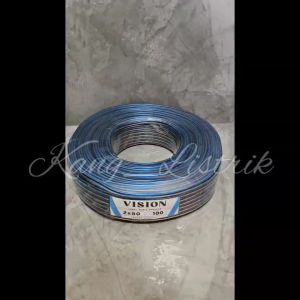 Kabel Transparan / Kabel Audio / Kabel Speaker 2x80 100yard