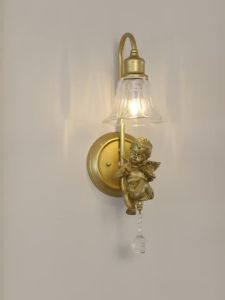 Nordic Angel Wall Lamp Bedroom Bedside Lamp Living Room Wireless Wall Lamp Rechargeable French Cottage R Wall Lamp