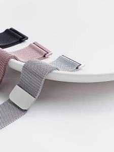 jansin | Stainless Steel Strap For Xiaomi Mi Band 10 Pro 9Pro 8Pro Smartwatch Milanese Wirst Loop Magnetic Bracelet For Redmi Watch 4 5 6