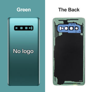 For Samsung S10 S10+ G975 G970 Battery Glass Back Cover Housing Rear Door Case Panel Parts with Camera Lens