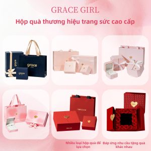 Grace Girl | Khuyên tai nụ bạc hoa trà