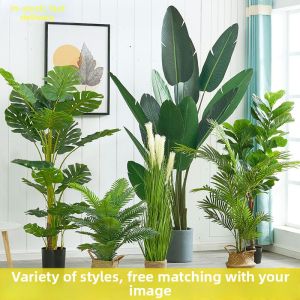 Home Decor Large Phoenix Palm Simulation Plant