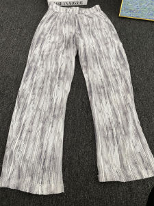 Quần Ống Rộng Phong Cách Lười Biếng Mỏng Mùa Hè Bằng Lụa Băng Cho Nam Quần Dài Ống Thẳng Co Giãn Thoáng Khí Cạp Vừa