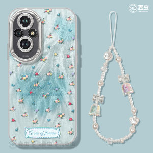 Honor 200 Series Womens Floral Silicone Phone Case Full Cover Protection Magic7 Anti-Fall 80gt Lens Film 60se Simple Soft Outer