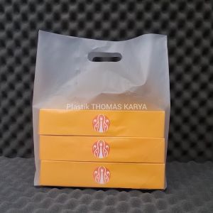 Kantong Plastik Donat Polos isi 50 Kresek Dus Brownis Pizza Bolu
