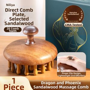 NILIYA | Tonic Scalp Massage Comb Rosewood