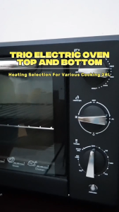 Trio 28L High-Quality Electric Oven with Convection Non-Stick Interior and Easy Clean Features