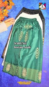 Sarung Instan Anak Motif Sarwon 3-11 Tahun Harga Murah Terjangkau