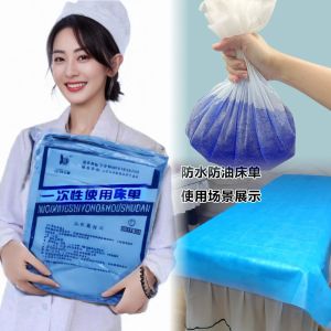 Disposal Bed Sheet Thickened Oil-Proof Waterproof Medical Beauty Salon Medical Massage Tattoo Physiotherapy with Lying Face Hole