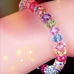 Sweet Crystal Simulated Beads Bracelet for Women Korean Style Simple Forest System Student Jewelry Hand Chain Fashion Accessory