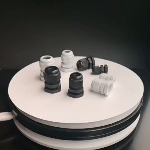 Nylon Cable Glands PG Series Black and White Cable Management Tools for Electrical Use || IGD