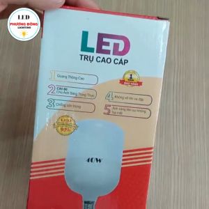Bóng LED trụ cao cấp LOẠI TỐT 40W ĐỦ WÁT BẢO HÀNH 12 THÁNG