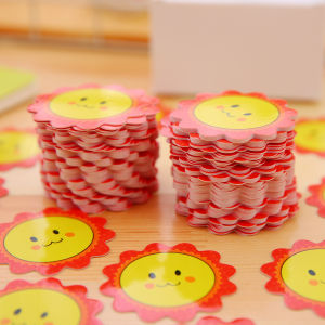 Thẻ Điểm Mặt Dây Chuyền Mặt Trời Hoa Láp Học Sinh Thẻ Học Tập Thẻ Khen Ngợi Thẻ Giáo Dục Trẻ Em Thẻ Trao Đổi Cho Học Viện