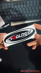 STICKER helm CARGLOSS STIKER HELMET CARGLOSS - Oval