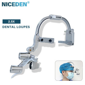 Dental LED 2.5X-3.5X Dr.Kim ไฟหน้าสำหรับการขยายกล้องสองตา 5W โคมไฟสํา Dentist อุปกรณ์ห้องปฏิบัติการไฟหน้า รวม กระบวนการผ่าตัด