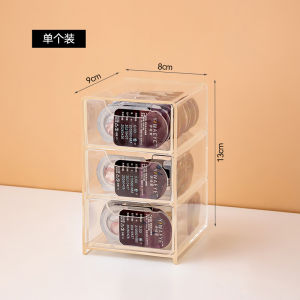 กล่องเก็บของอะคริลิกแบบตู้สำหรับใช้ในออฟฟิศ กล่องเก็บของใส กล่องเก็บของสำหรับจัดระเบียบของเล่น กล่องเก็บของสำหรับโต๊ะทำงาน