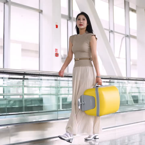 Kids Ride on Suitcase Expandable Luggage with Spinner Wheels Children Travel Luggage Suitcase