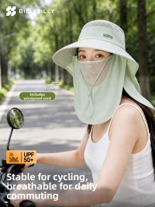 BILLI ZILLY | UV Protection Neck Cover Fisherman Hat for Cycling