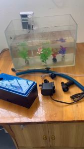 Filter Pompa Komplit Top Filter Box Akuarium 3 In 1