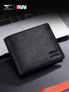 SEPTWOLVES | Men Genuine Leather Wallet