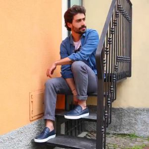 Giày Lười Loafer Nam DUCA DI MORRONE Da Trơn Đế Cao Su Trẻ Trung Lịch Lãm - Sản xuất và nhập khẩu CHÍNH HÃNG tại ITALY - ENEA-PELLE