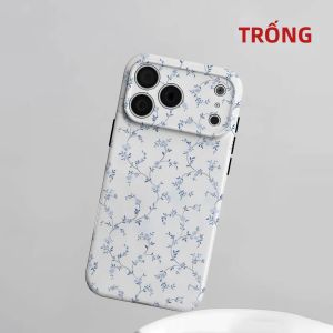 Ốp Điện Thoại iPhone In Họa Tiết Hoa Dây Leo Xanh Hai Lớp Chống Sốc Chống Xước Chất Liệu PC Mềm + TPU Chống Bụi Chống Trượt Dành Cho Các Dòng Pro Max Plus