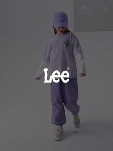 Lee | Áo Thun Cotton Tay Dài cho Bé Trai và Bé Gái Thiết Kế Giả Hai Mảnh