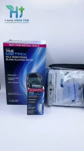 Máy Đo Đường Huyết TRUE METRIX + Hộp 50 Que +Kim/Cồn