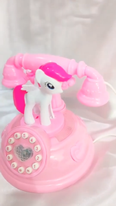 [ Giggel ] Mainan Telepon Anak Perempuan Musikal Barbie Princess /  Mainan Telepon Rumah Telpon Rumah Gambar Boneka Berbi Mainan Anak Perempuan ADA LAMPU ADA MUSIK