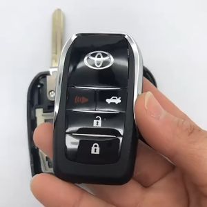 4 Buttons Modified Flip for Toyota COROLLA 2012 Key Shell Replacement (NFT-65)