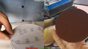Giấy Nhám Tròn Lông 150mm  Đĩa Ráp Xếp Lông Tròn Đánh Bóng