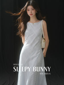 Viscose Halter Lace Sleeveless A-line Elegant Long Dress